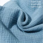 Muslin Baby Lounger Cover 2 Pack, Organic Cotton Removable Slipcover for Newborn,Baby Padded Lounger Infant Floor Seat Cover for Boys Girls - Image 3