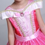 Aurora Dress Up Princess Costumes for Girls - Deluxe Fancy Dress Princess Party, Birthday and Halloween Kids & Toddlers Age 3-10 Years - Image 4
