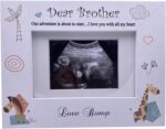 Baby Announcement Brother to be Scan Photo Frame Gift CINS-1