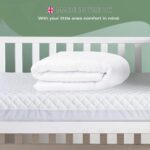 Night Comfort Egyptian Cotton 7.5 Tog Cot Bed Duvet for Toddler, Newborns, Baby Girls and Boys - Soft and Cosy All Season Cot Bed Bedding Hypoallergenic Quilted Baby Duvet - Image 6