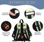 ISAOA Toddler Backpack with reins, Kids Anti-Lost Rucksack with Safety Harness,Daisies and Ladybugs Backpack for Boys and Girls Baby Preschool Mini Bag with Leash,S - Image 4