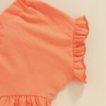 Dubute Newborn Infant Baby Girl Easter Outfit Short Sleeve Romper Bunny Shorts Bloomers with Headband Summer Set - Image 6