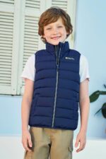 Mountain Warehouse Rocko Kids Padded Gilet - Water Resistant Rain Coat with Microfibre Padding & Front Pockets, Boys & Girls - For Autumn, Winter & Outdoors - Image 7
