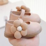 Girls Sandals 6 Infant Baby Single Shoes Soft Leather Children's Toddler Shoes Flower Baby Shoes Toddler Boys Sandals Size 6 - Image 2