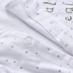 Tinykeke Newborn Baby Boy Girl Letters Footies Romper Unisex-Baby 2 Pack Footed Jumpsuit - Image 6