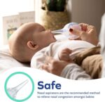 Dr. Talbot's Nasal Aspirator for Babies - BPA-Free Silicone - with Storage Case - Clear - Image 4