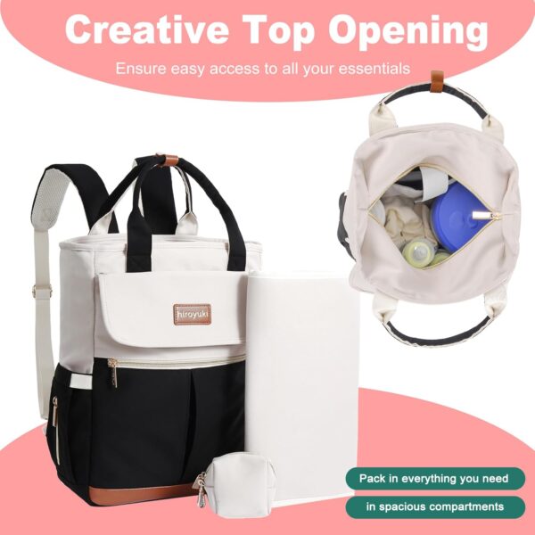 Baby Diaper Bag Backpack, Unisex Bag with Changing Pad - Image 4