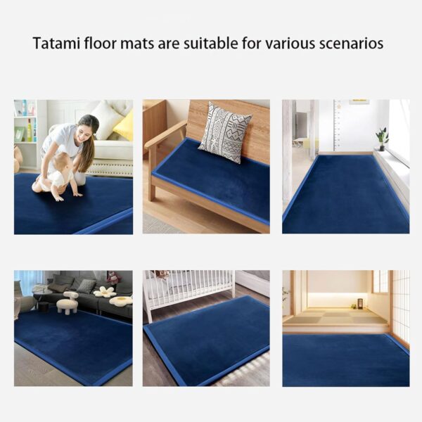 DSSHENGDS Living Room Home Decor Coral Fleece Area Rug,Modern Nursery Washable Kids Bedroom Rug,Girls Boys Soft Non-slip Soft Mat,2cm Thick Kids Carpet-E-60 * 100cm - Image 4