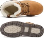 ARRIGO BELLO Winter Boots for Boys Lined Zipper Kids Snow Lace-up Girls Warm Winter Boot Sizes 12.5-5 - Image 2