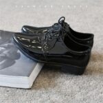 Baby Girl Shoes Non Slip Soft Sole PU Leather Dress Up Shoes Sparkly Princess Mary Jane Shoes Christening Shoes - Image 5