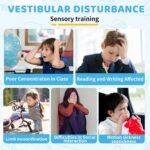 Sensory Spinning Chair, Autism Kids Sensory Swivel Toys, Sit and Spin Wobble Chair for Suitable for Boys and Girls with Autism and Adhd,Toddler Sensory Equipment (Penguin-Blue） - Image 6