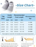 Maeau - Baby First Walking Shoes Baby Boys Girls Sock Shoes Infant Toddler Sock Slipper Anti-Slip Trainers Indoor Outdoor for Holiday Party Gift - Image 3