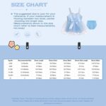Oyolan Baby Girls Summer Sundress Sleeveless 3D Flowers Rhinestone Dress & Bloomers 2-Piece Set - Image 3