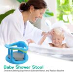 Baby Bath Seat 6 Months Plus, Baby Bath Seat with Anti-Slip Suction Cup & Backrest, Portable Non-Slip Baby Bath Chair, Child Bath Support Seat, Baby Bath Seat Bath Seat Baby - Image 2