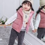 Toddler Boys Girls Vest Fleece Fuzzy Sleeveless Coat Outerwear Pockets Pumpkin Costume Baby - Image 3