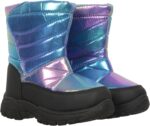 Mountain Warehouse Caribou Junior Kids Snow Boots - Snowproof, Fleece Lining, Warm, Insulated, High Traction Sole - Ideal For