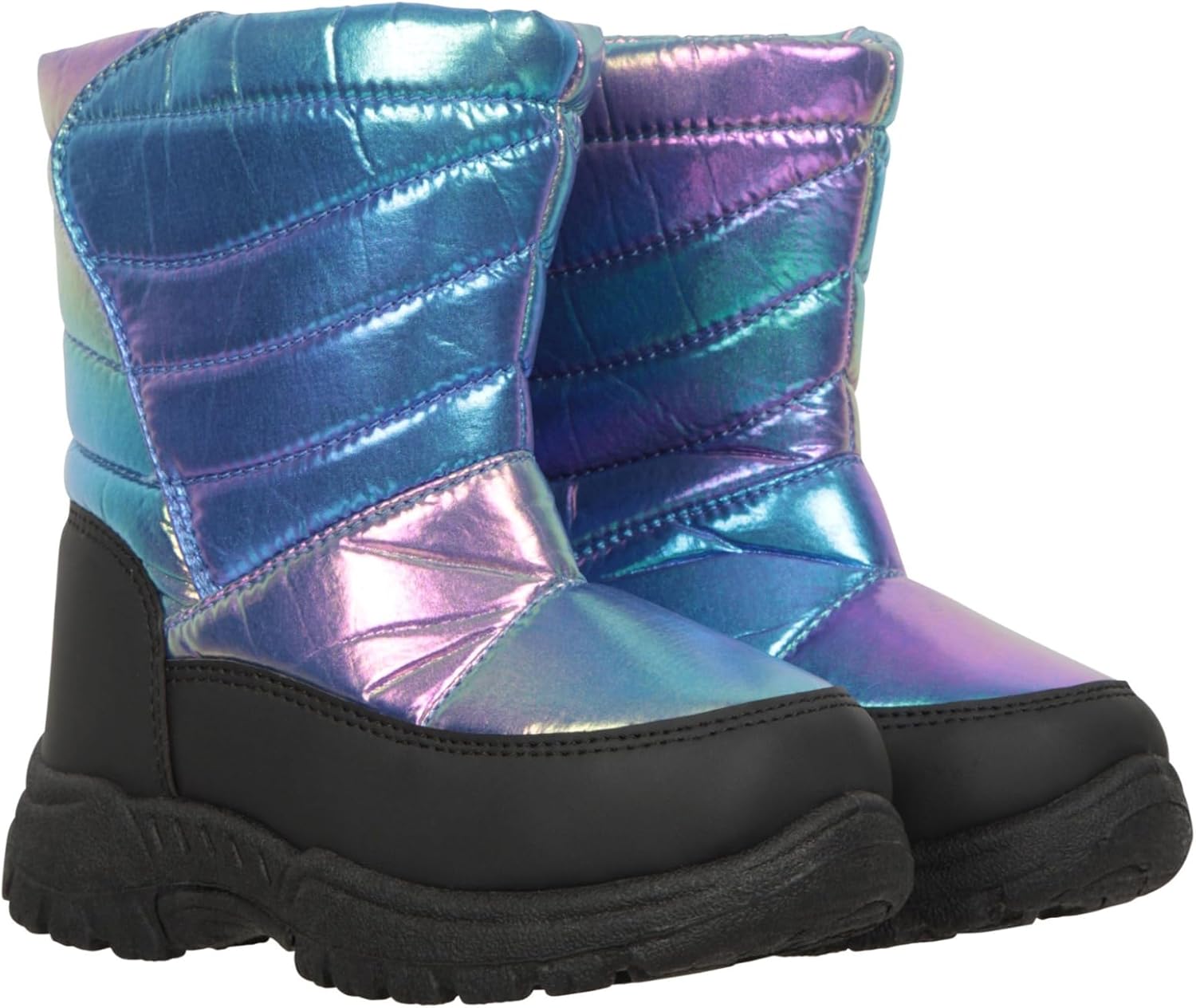 71m0DkR0NL._AC_SL1500_.jpg Mountain Warehouse Caribou Junior Kids Snow Boots - Snowproof, Fleece Lining, Warm, Insulated, High Traction Sole - Ideal For - Image 1