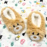 Splosh Toddler's Slippers - Slippers with adorable designs to keep your toddler warm in soft, comfy and fluffy slippers. Machine washable with non-skid soles! - Image 4