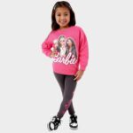 Barbie Sweatshirt And Leggings Set | Co Ord Set | Girls' Outfits & Clothing Sets | Ages 4 to 12 Years| Official Merchandise - Image 3