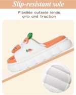 Maeau Toddler Kids Slippers Boys Girls House Slippers Cute Cartoon Animal Open Toe Shoes Linen Indoor Outdoor Slippers Non-Slip House Shoes - Image 3