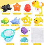 Hysagtek 11PCS Baby Bath Toys, Baby Bath Tub Toys Swimming Pool Toys Paddling Pool Toys Toddler Toys Wind-up Toys for Kids - Image 6