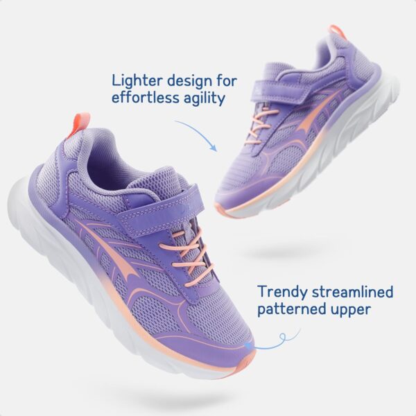 DREAM PAIRS Boys Girls Trainers Tennis Running Shoes for Kids Breathable Athletic Sports Gym Sneakers - Image 3