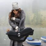 Maxi-Cosi CabrioFix i-Size Baby Car Seat, CabrioFix i-Size ISOFIX Base Bundle - Group 0+ Car Seat, Fits Most Maxi-Cosi Strollers, 0-12 Months, 40-75 cm + CabrioFix i-Size Base, Essential Black - Image 9