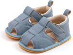 RVROVIC Baby Boys Girls Sandals Soft Sole Summer Infant Crib Shoes Lightwight Toddler Prewalker Outdoor Walking Shoes - Image 4