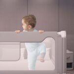 PRMTYUP Baby Bed Guard, Vertical Lifting Toddler Safety Protection Guard, Anti-Fall Gate Mesh Guardrail For Baby Kids, Fall Protection For Cribs, For Infants - Image 6