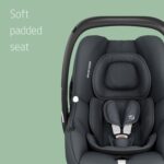 Maxi-Cosi CabrioFix i-Size, Baby Car Seat, 0–12 Months, Max. 12kg, Lightweight Car Seat Newborn (3.2kg), Large Sun Canopy, Extra Padded Seat, Fits most Maxi-Cosi Pushchairs, Essential Graphite - Image 6