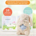 Tickle & Main Everybunny Prays The Praying Musical Bunny, 7 Inches, Ideal Baptism & Easter Gifts for Boys, Babies & Toddlers, Blue - Image 2