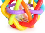 Toyland® 11cm Colourful Sensory Play & Learn Ball - Baby Toys - 3 Months + - Image 3