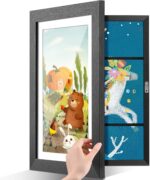 Kids Art Frame Picture Frame - A3 Kids Artwork Display Frame Front Opening 34X46 cm, Black Family Photo Frame for Wall, for Bedroom, Living Room Decor