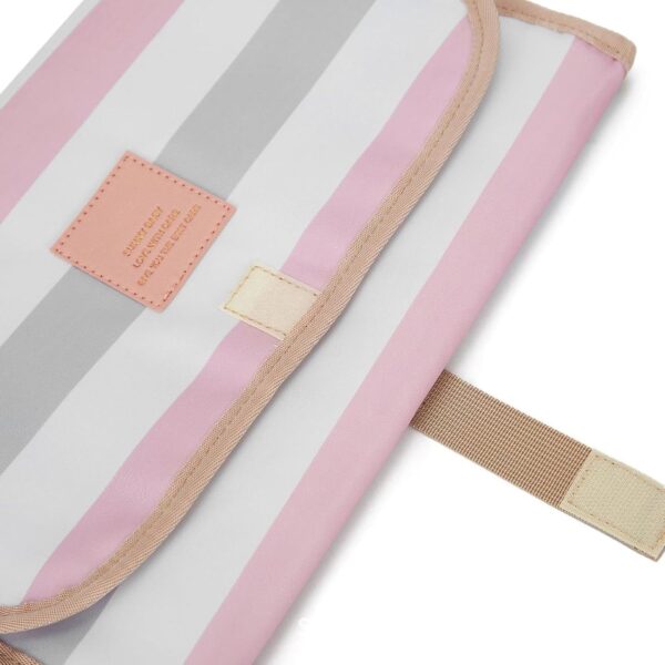 Lueear Portable Diaper Changing Pad | Waterproof Washable Diaper Changing Pad Portable Foldable,Classic Stripes Lightweight Baby Changing Pad for Dads Moms - Image 6