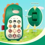 Baby Phone Toy,Baby Cell Phone Toy,Dinosaur Phone Toy,Pretend Phones Toys For Toddlers,Baby Cell Phone Toy With Early Education & Music,Musical Toy For Toddlers Kids,Baby Toy 1 Year Old - Image 4