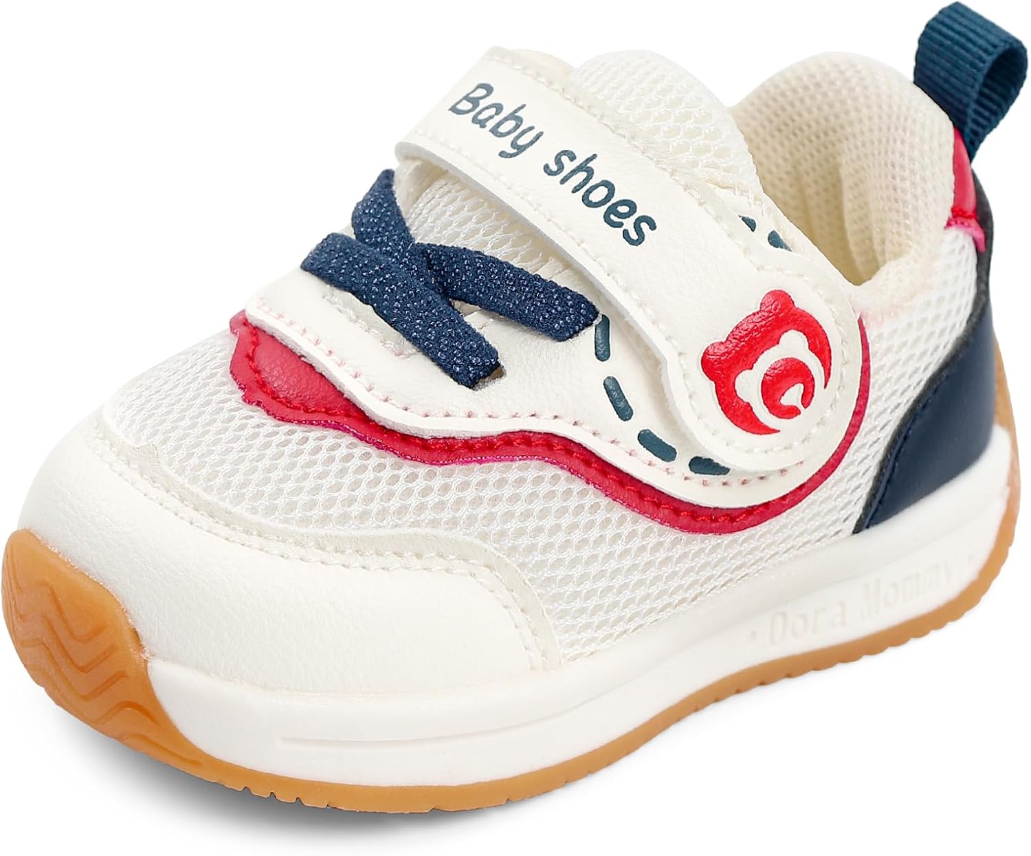 71oO2yhv0CL._AC_SL1500_.jpg LACOFIA Baby Shoes Boys Girls First Walking Shoes Infant Toddler Trainers Soft Lightweight Anti-Slip Sneakers - Image 1