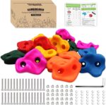 Trymaker Rock Climbing Holds,Climbing Wall for Kids,Climbing Set for Adult Indoor and Outdoor