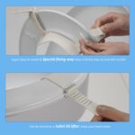 Universal Pee Deflector for Toilet Seat with Toilet lid Lifter, Toilet Splash Guard Prevents Kids and Adult from Peeing Splash Size 11.5 * 8.3” (1PC) - Image 5