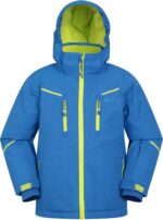 Mountain Warehouse Slalom Kids Extreme Waterproof Ski Jacket - Fleece Lined Padded Coat with Detachable Snowskirt, Boys & Girls - Winter Skiing, Sports, Walking
