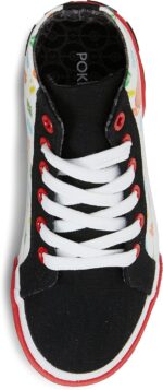 Pokemon Boys Pikachu Athletic Sneakers - Boys Pikachu High Top Shoes - Pikachu Charmander Bulbasaur High Top Lace Up Sneakers - Image 3