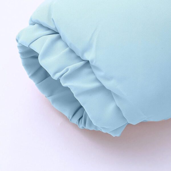 Wifgmjy Snowsuit for Baby Toddler Baby Boys Girls Romper Snowsuit Jumpsuit Coat Outerwear Jacket Hooded Warm Zipper Down Snow Suit Thicken Onesie Warm Coat Outerwear Clothes for Infant - Image 5