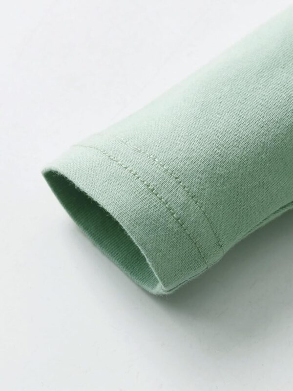 Zoputey Baby Girl Clothes Long Sleeve Tops Solid Colour + Floral Pants Outfit Set - Image 3