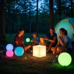 Mr.Go 12-inch Rechargeable Magic LED Light Cube Stool with Remote Control Fun Mood Lamp Soothing Night Light Decorative Lighting for Home Kids Bedside Bedroom Nightstand Nursery Pool Party - Image 4