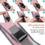 HINATAA Baby Carrier, Soft Anti-Slip Baby Sling for Newborn, Portable Cross-Body Baby Sling Adjustable Split Shoulder Straps, Baby Carrier for 5-36 Months Baby (Pink) - Image 5