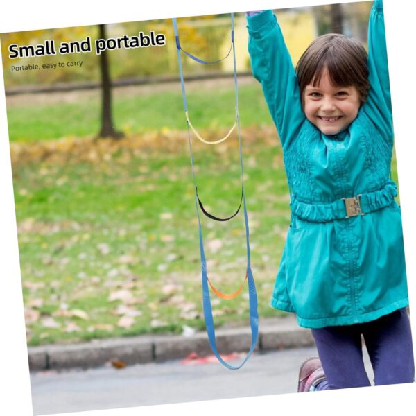 TOYANDONA 3pcs Webbing Climbing Ladder Climber Attachment Climbing Rope for Children Hanging Rope Ladder for Outdoor Children Climbing Ladder Rope Ladder for Indoor Climbing Ribbon - Image 7