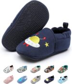 YloveM Baby Shoes with Soft Sole First Walking Shoes for Infants Toddlers Newborn Boys Girls Indoor Outdoor Casual Prewalker Shoes Seasons