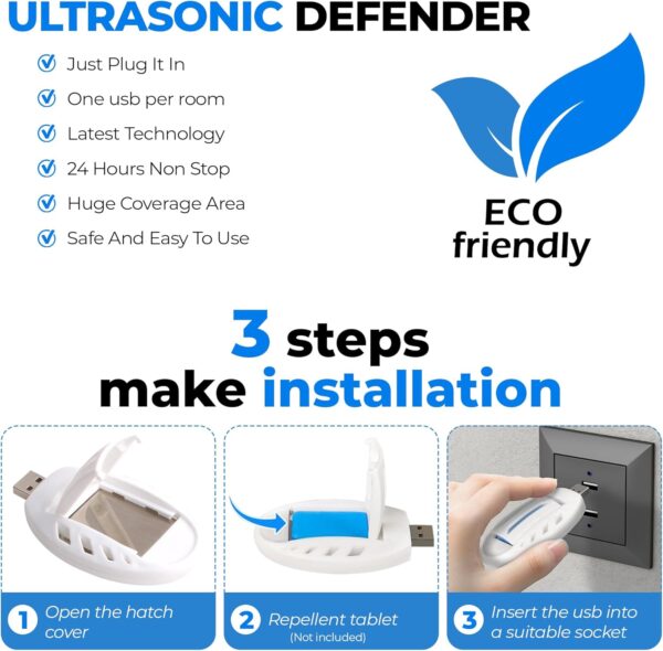 USB Mosquito Repellent Plug In (2) - Image 5