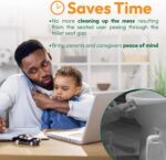 P-flector® Toilet Seat Urine Guard - Pee Splash Guard for Potty-Training Kids, Adults, Seniors & Special Needs Individuals - Fits Round, Elongated & Curved Toilet Seats (1-Pack) - Image 4