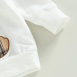 PanLidapan Toddler infant baby Boy sweatsuit letter sweatshirt jumper elasticated waist trouser sweatpants fall winter outfit clothes - Image 4