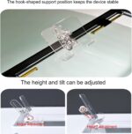 Bathroom Accessories Storage Shelf with Bathtub Tray for Bath Toys Dish Drainer Shampoo Soap Multifunctional Plastic Organizer Rack for Home (Black) - Image 4